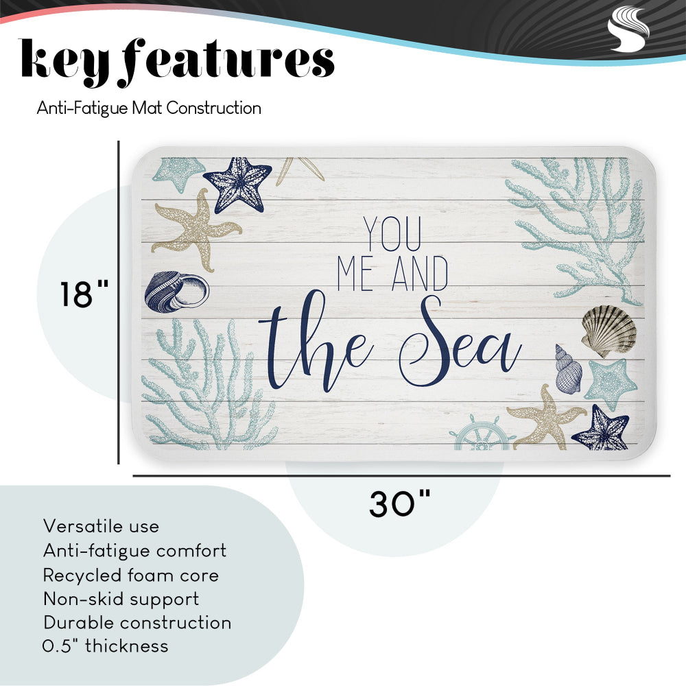 Seven Trees Design Miami Beach Lifeguard Hut Kitchen Floor Mat