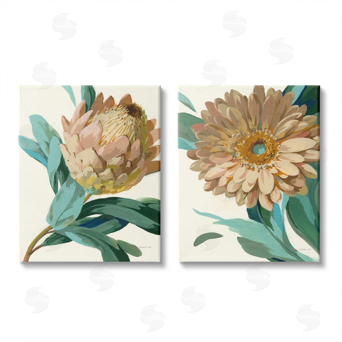 Danhui Nai Garden Flower Details Minimal Canvas Wall Art Print