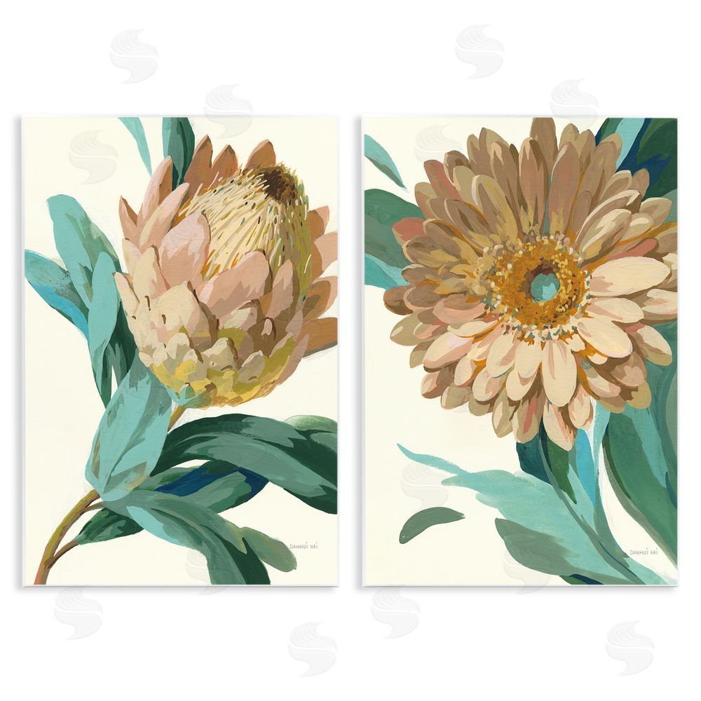 Danhui Nai Garden Flower Details Minimal Wooden Wall Plaque Art Print