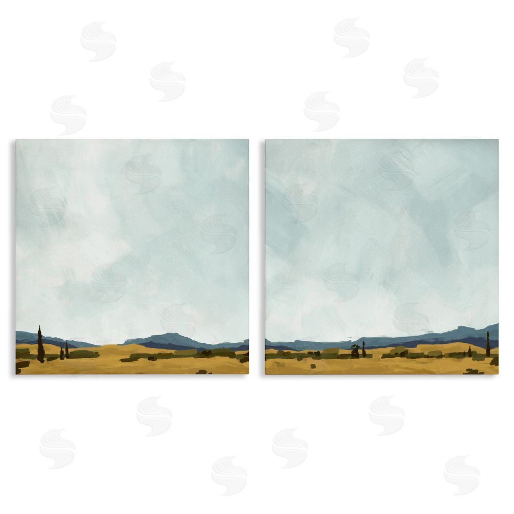 Jacob Green Mountain Meadow Landscape Countryside Canvas Wall Art Print
