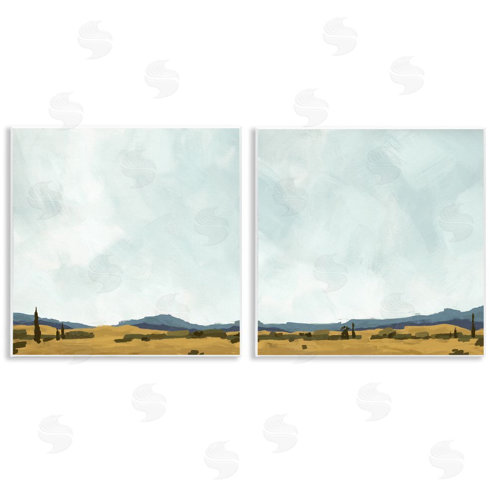 Jacob Green Mountain Meadow Landscape Countryside Wooden Wall Plaque Art Print