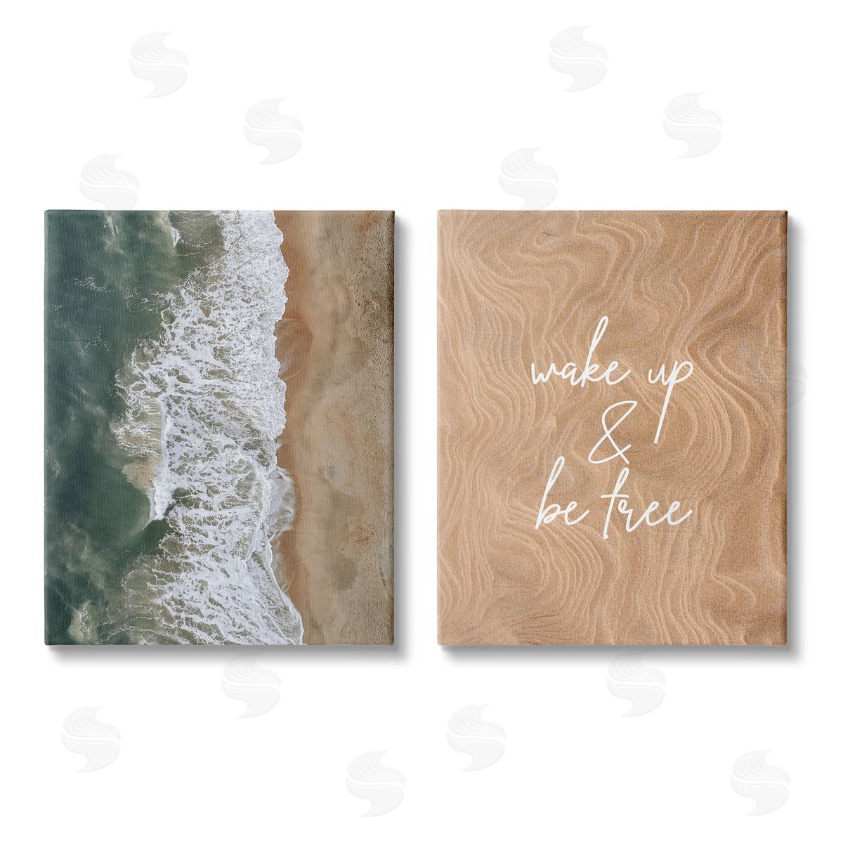 Birch & Ink Be Free Incoming Beach Tide Canvas Wall Art Print