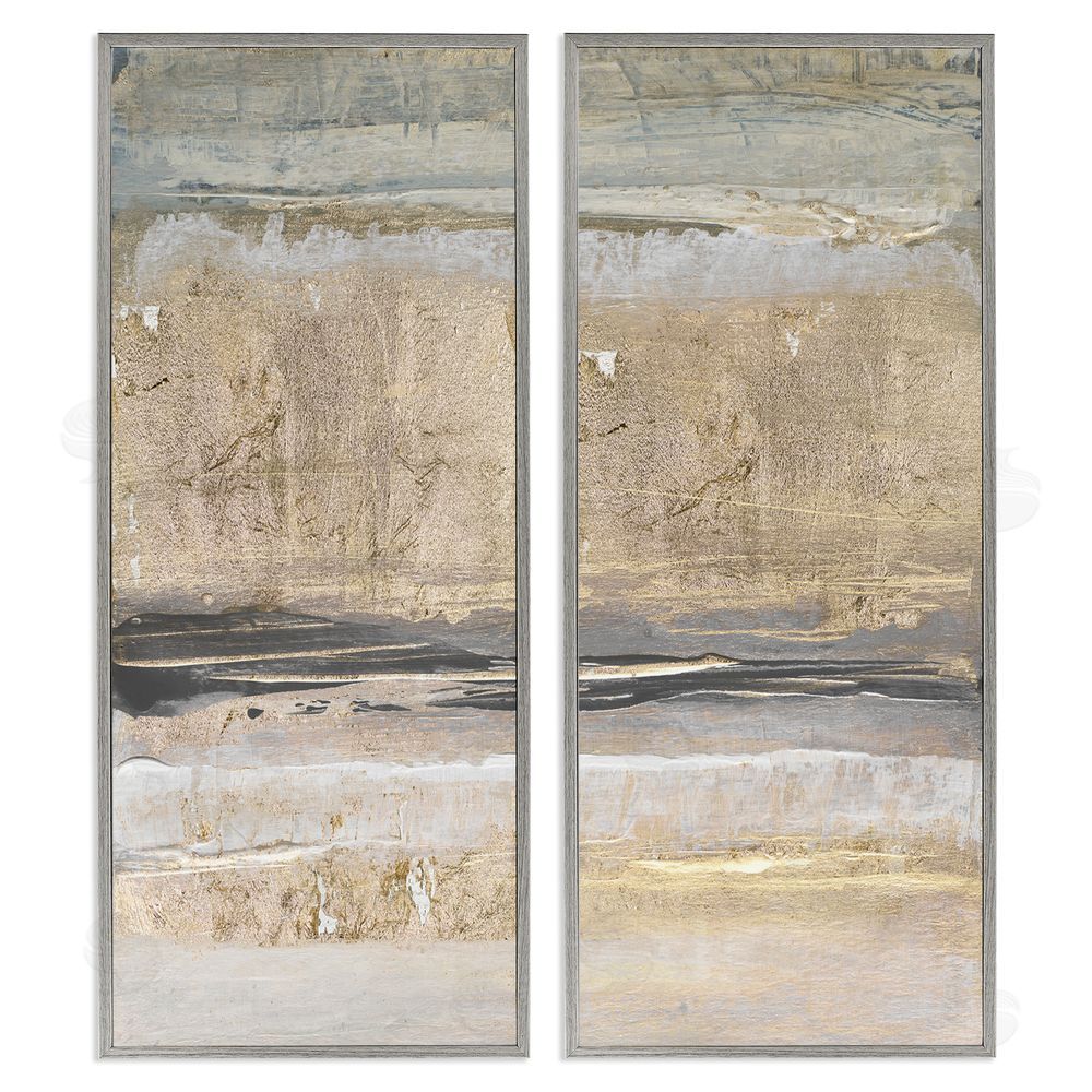 Lanie Loreth Abstract Earth Soil Textured Brown Grey Collage Gray Framed Giclee Wall Art Print