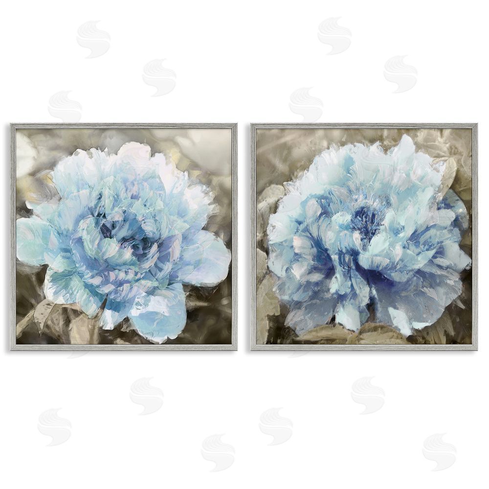 Shawna Sullivan Fleeting Carnation Flower Distinct Bokeh Gray Framed Giclee Wall Art Print