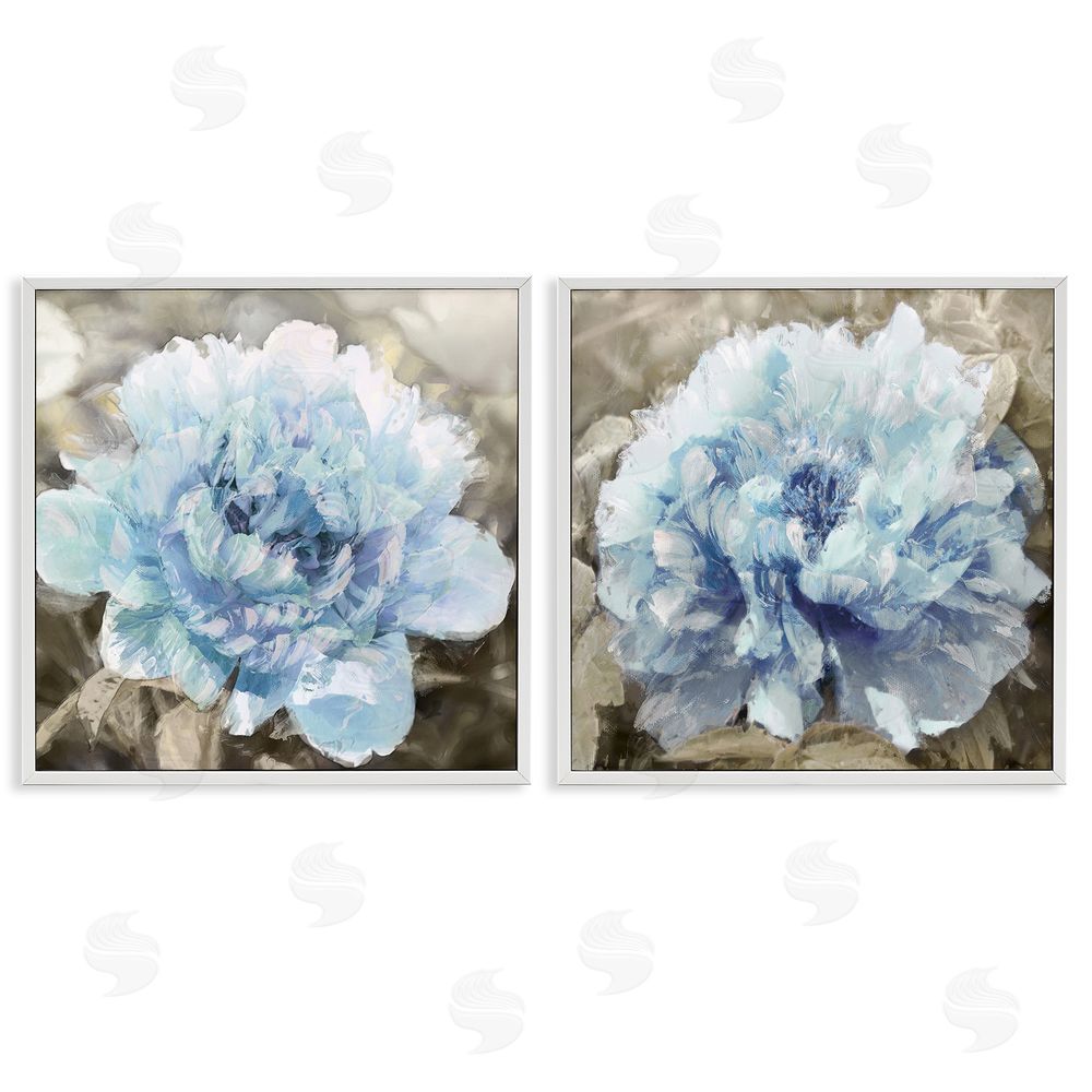 Shawna Sullivan Fleeting Carnation Flower Distinct Bokeh White Framed Giclee Wall Art Print