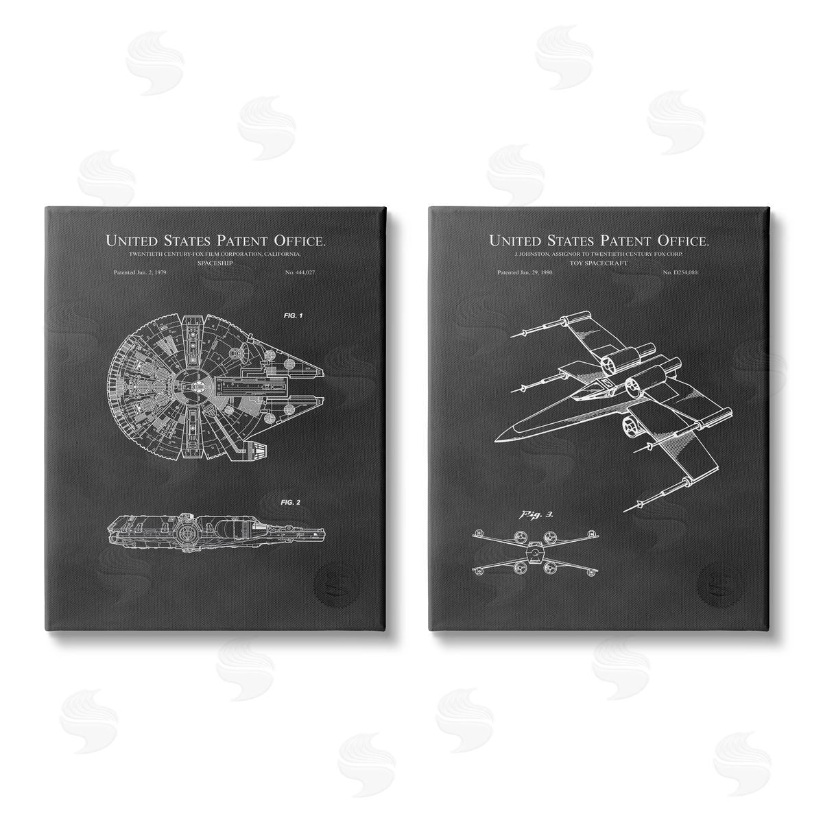 Karl Hronek Space Ships Science Fiction Pop Culture  Canvas Wall Art Print