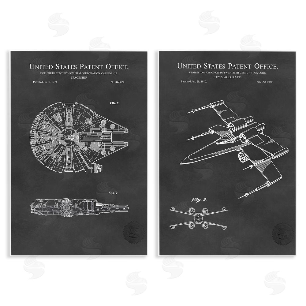 Karl Hronek Space Ships Science Fiction Pop Culture Wooden Wall Plaque Art Print