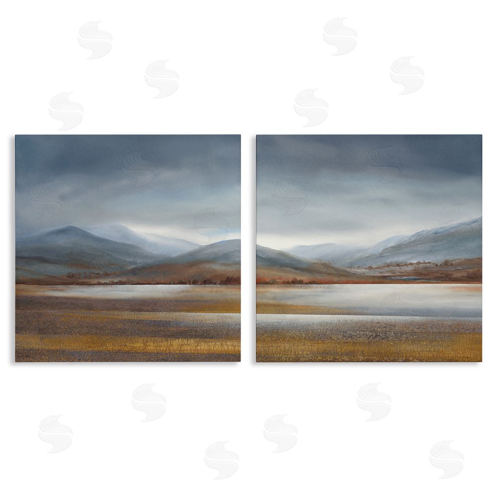 Lyn Timmington Cloudy Weather Sky Rural Pasture Canvas Wall Art Print