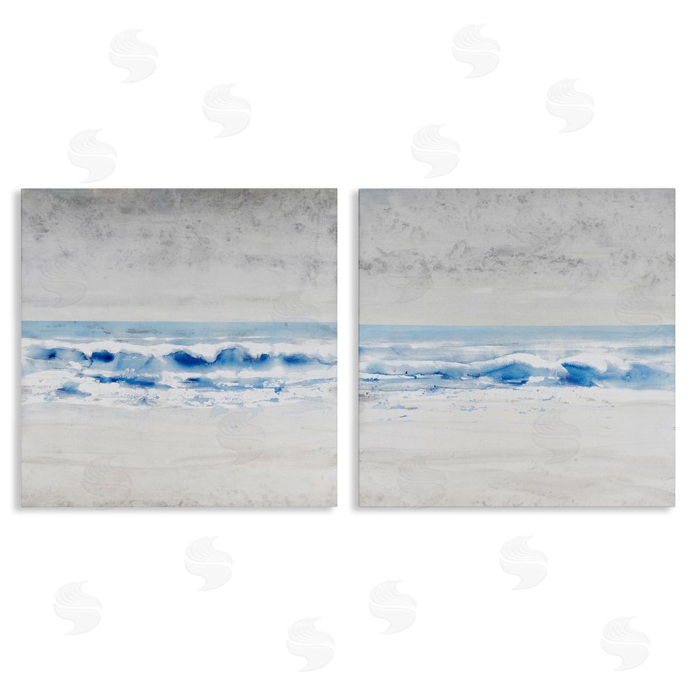 Tim O'Toole Abstract Rolling Beach Waves Shoreline Canvas Wall Art Print
