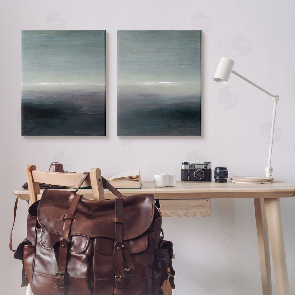 Grace Popp Dark Horizon Landscape Scene Canvas Wall Art Print in Room