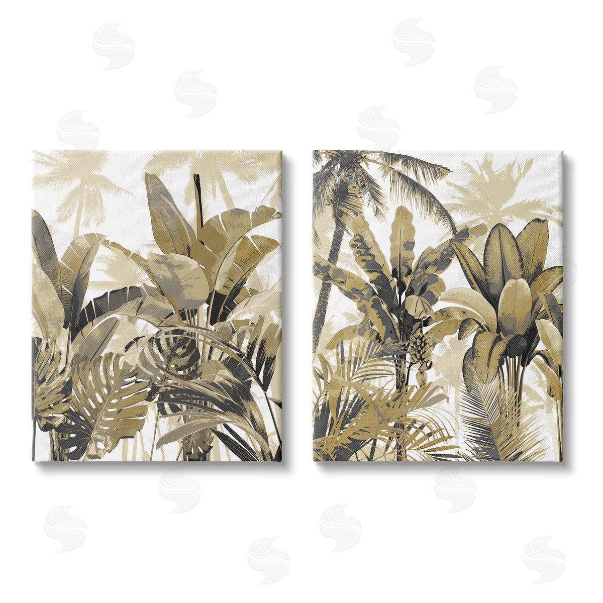Kristen Drew Tropical Jungle Plants Vegetation Canvas Wall Art Print