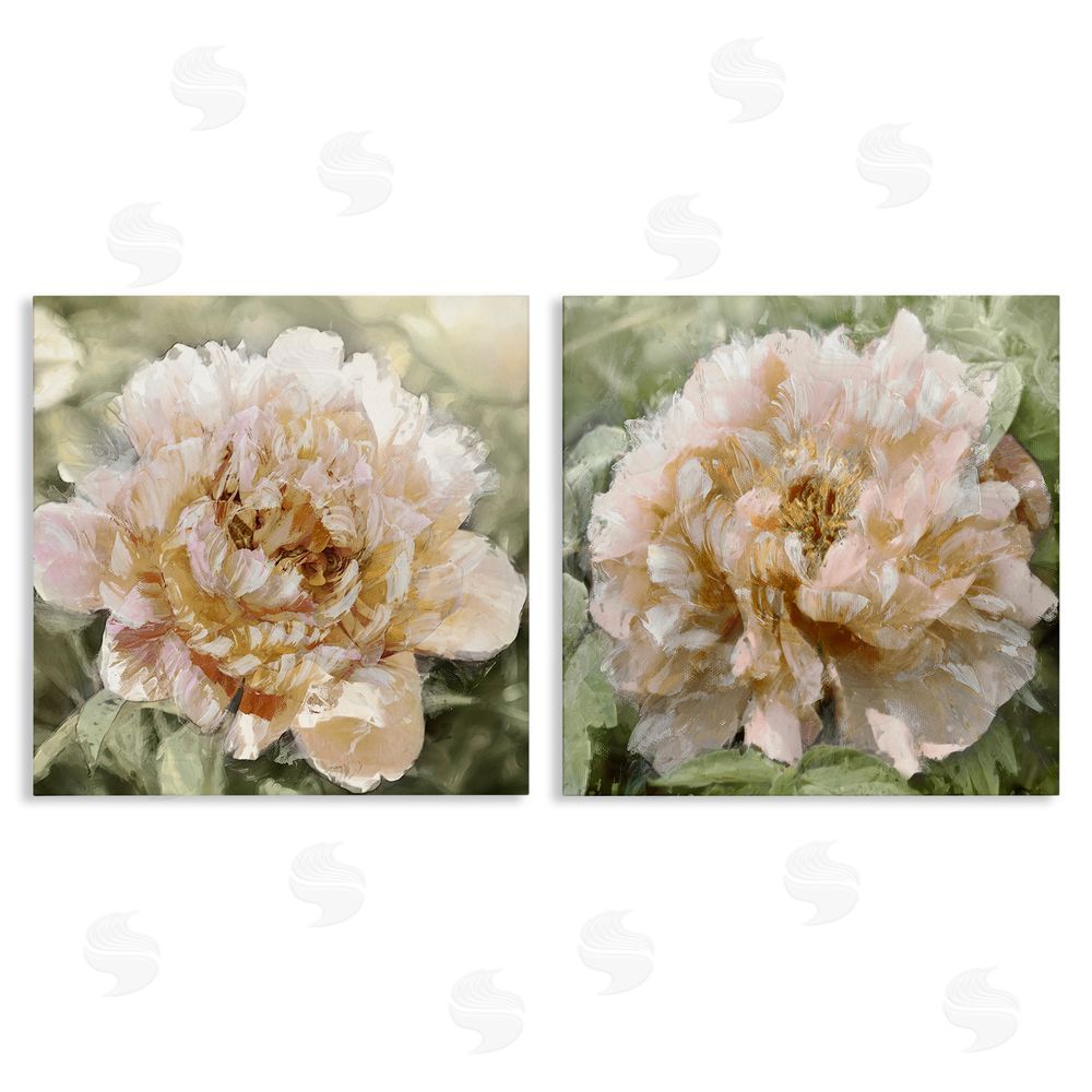 Shawna Sullivan Carnation Plant Blooming Garden Canvas Wall Art Print