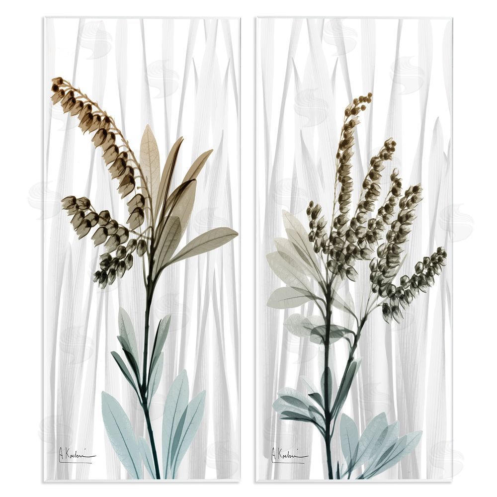 Albert Koetsier Modern Snowdrops Flowers Wooden Wall Plaque Art Print