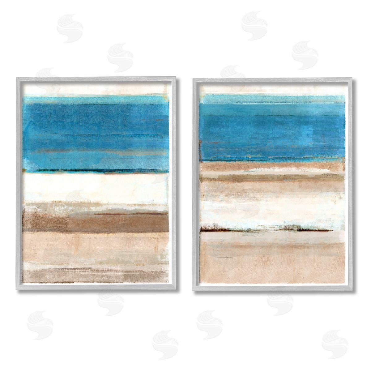 Flora Kouta Abstract Nautical Abstraction Gray Framed Giclee Wall Art