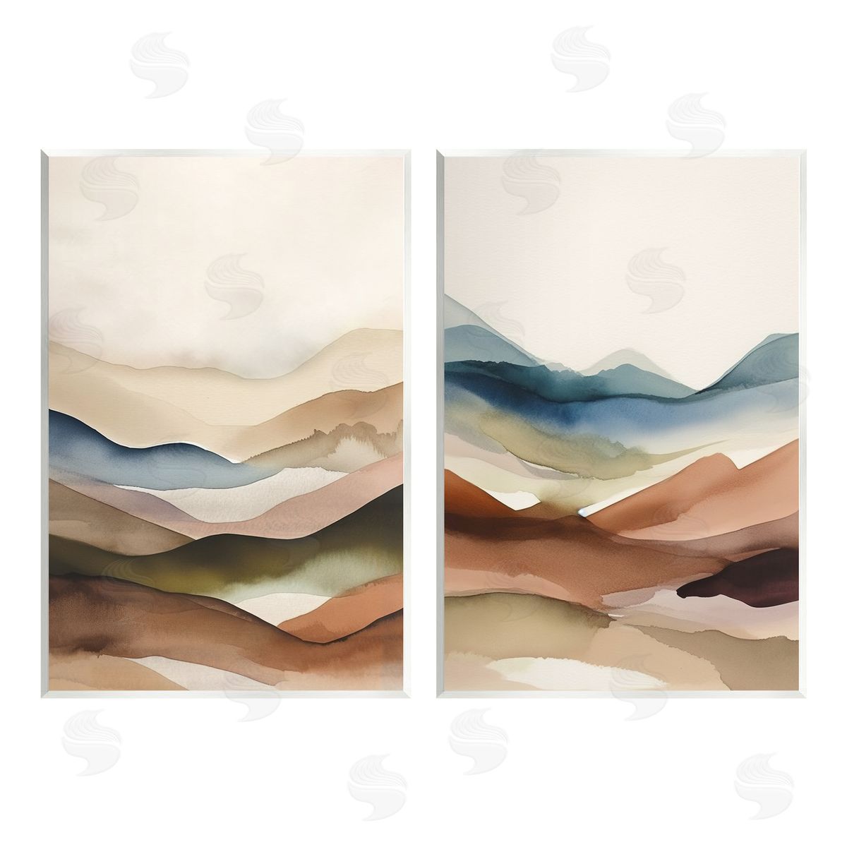 Andrea Haase Abstract Desert Dunes Wall Plaque Art