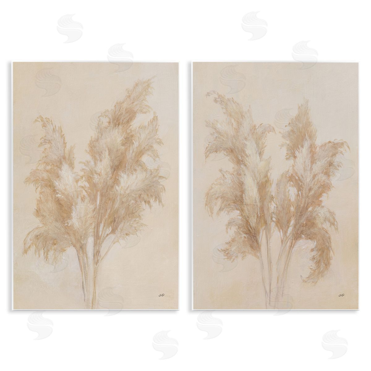 Julia Purinton Rural Reeds Studies Wooden Wall Plaque Art Print