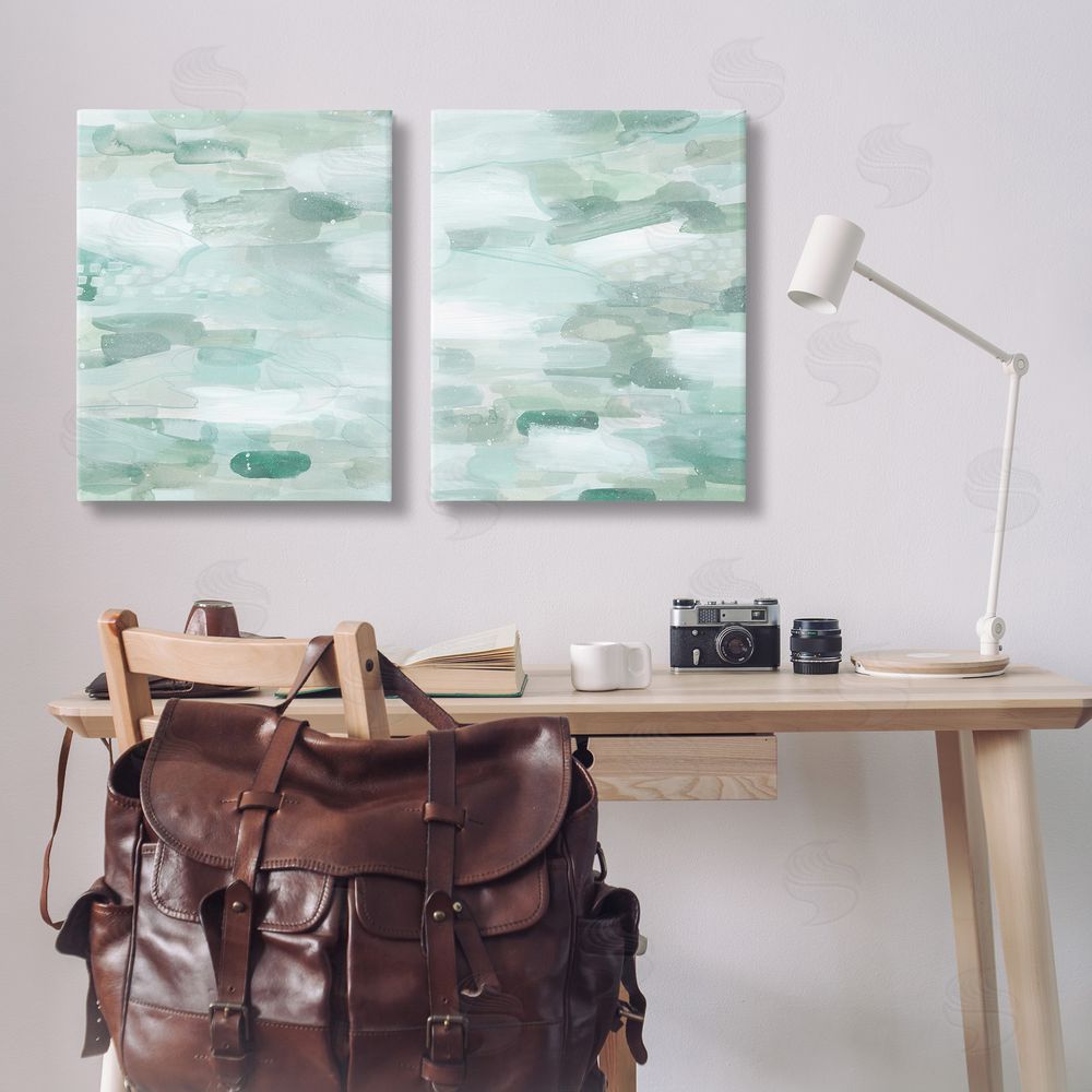 Grace Popp Beachy Abstract Pattern Canvas Wall Art Print in Room