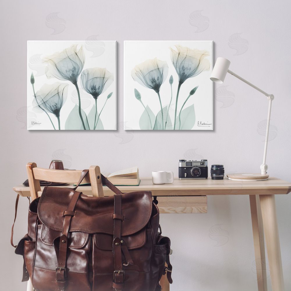Albert Koetsier Budding Opaque Tulips Canvas Wall Art Print in Room