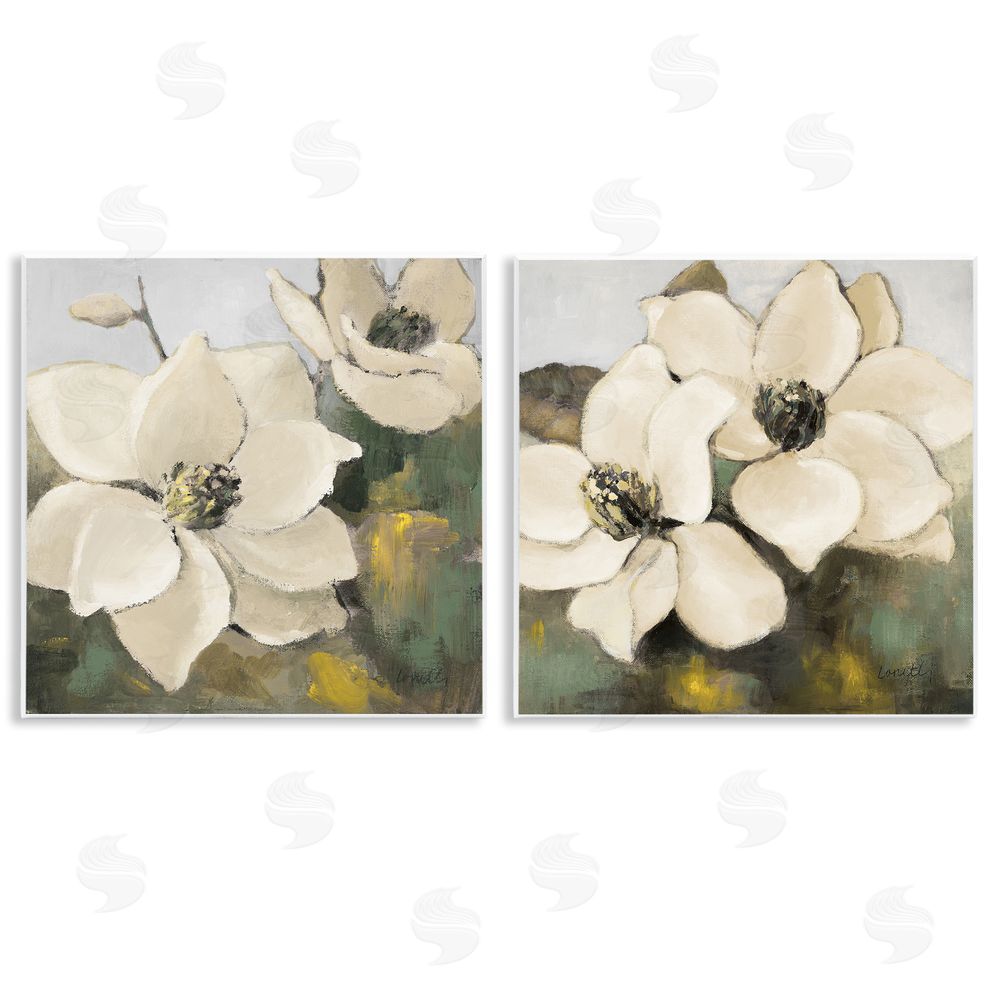 Lanie Loreth Blooming Magnolia Blossom Wooden Wall Plaque Art Print