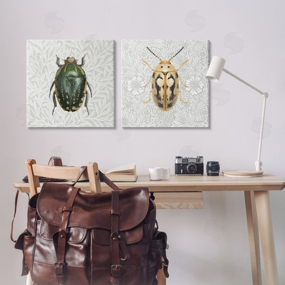 Danhui Nai Beetle Insect Portrait Canvas Wall Art Print in Room