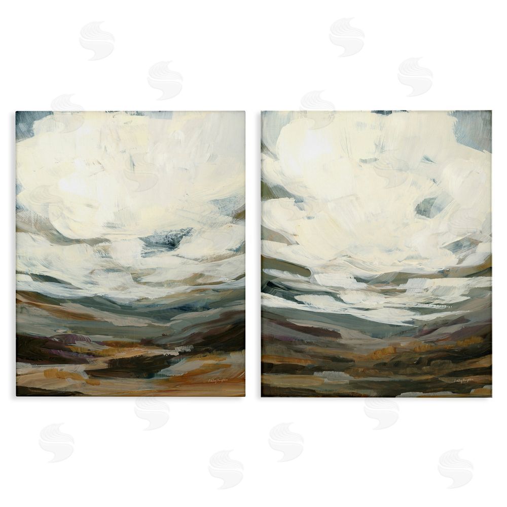 Haley Knighten Overcast Timber Thicket  Canvas Wall Art Print