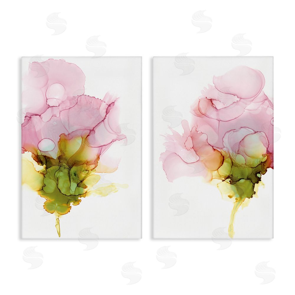 Jennifer Goldberger Blooming Pink Ink Blossom Canvas Wall Art Print