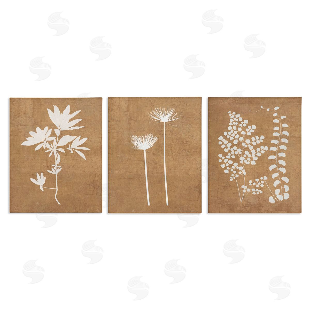 Graffitee Studios Nature Botanical Silhouettes Canvas Wall Art Print