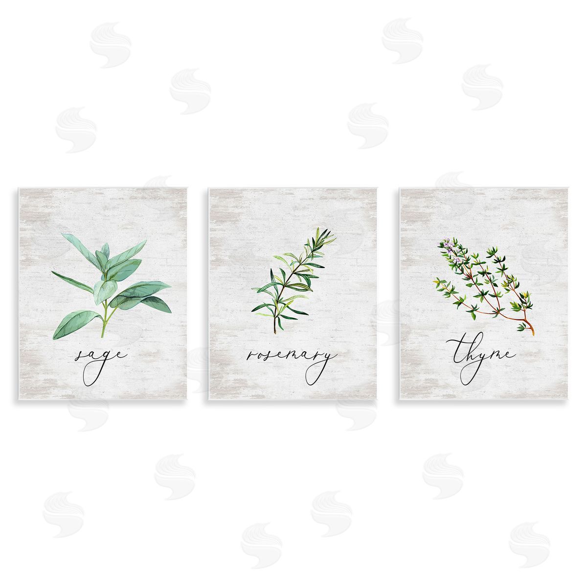 Charming Summer Kitchen Herbs Wood Plaque Wall Art, Home Decor by Lettered and Lined