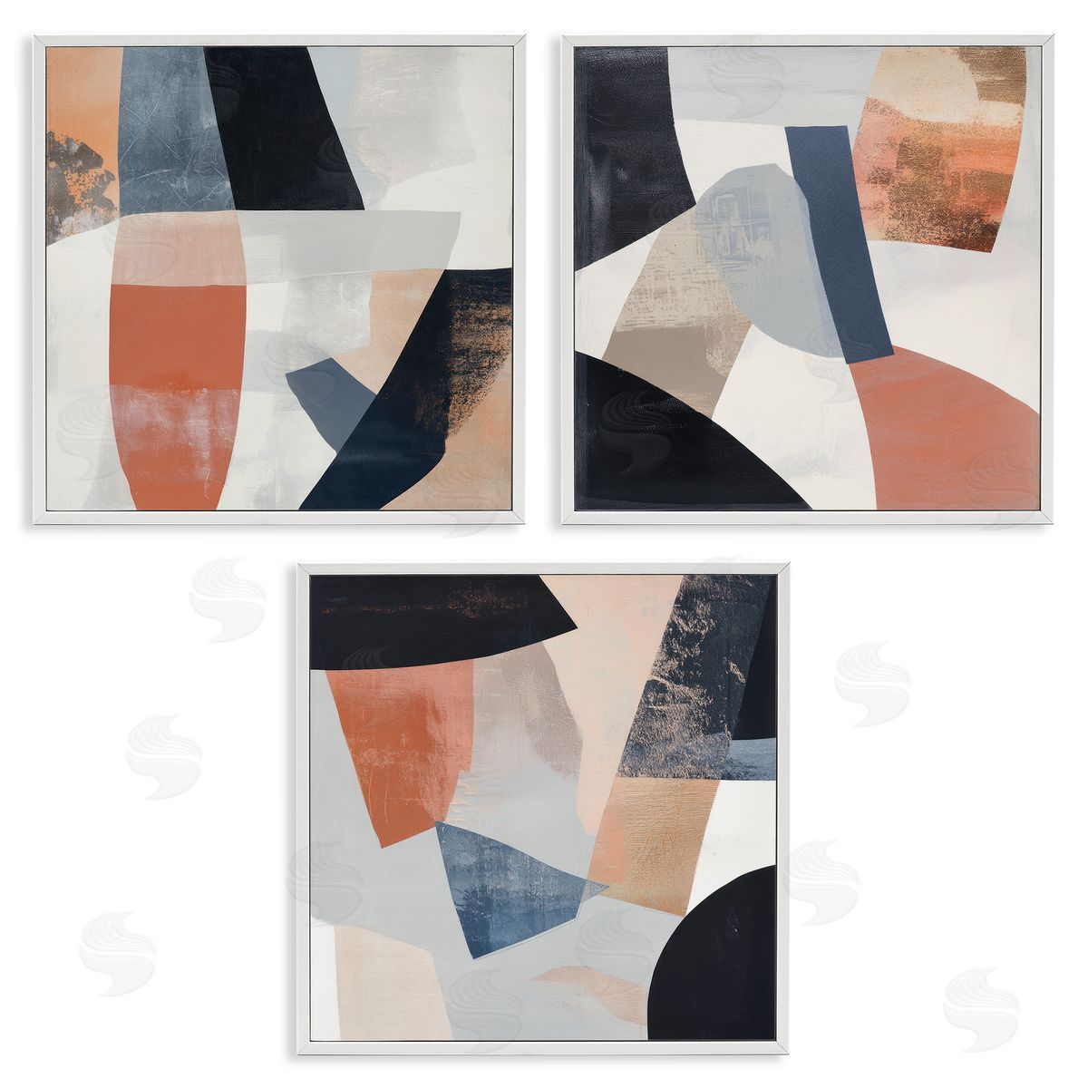Mona Grace Fragmented Visions Abstracts Canvas Wall Art Print