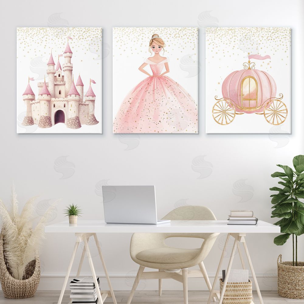 Christine Simpson Art Princess Dreams Collection Canvas Art on Wall