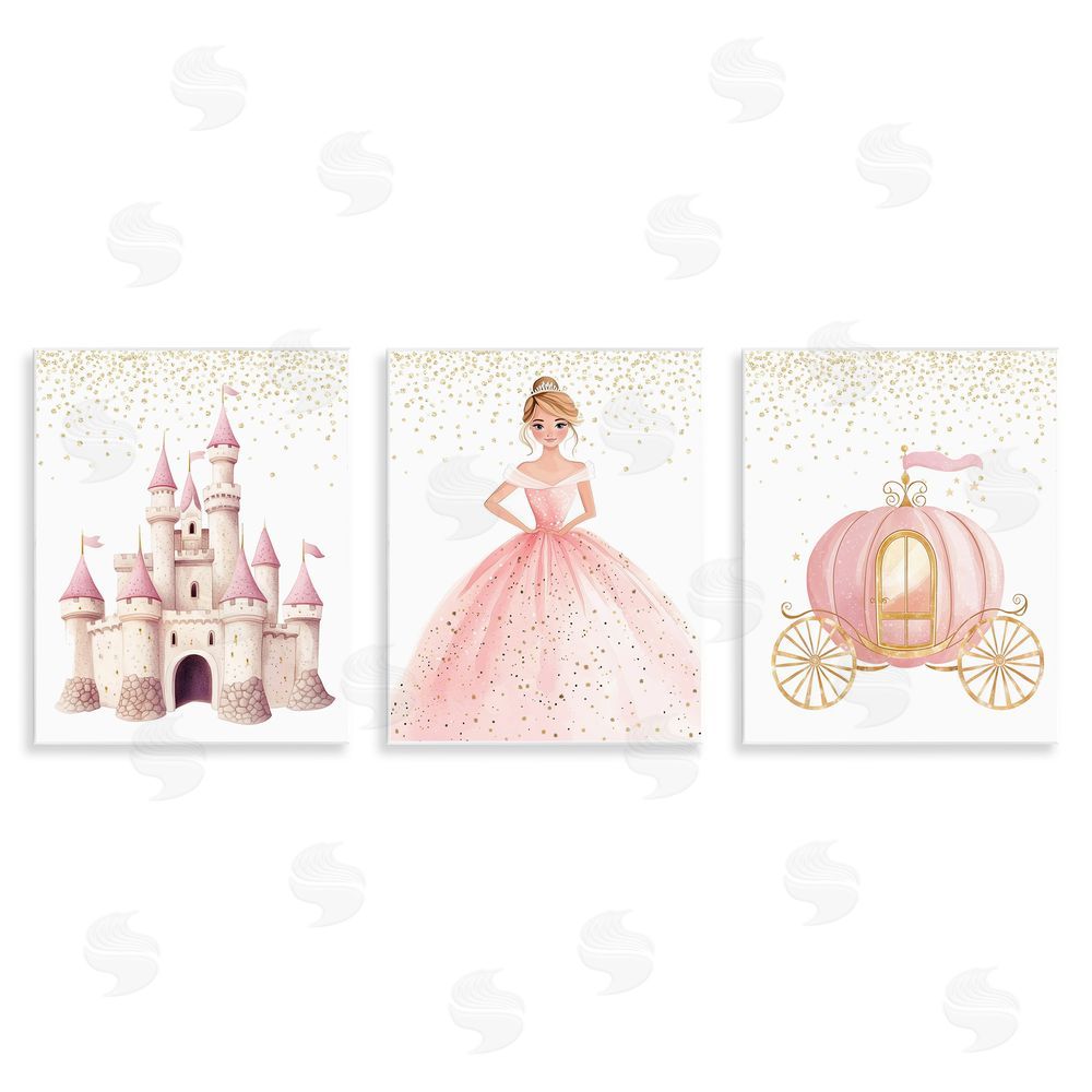 Christine Simpson Art Princess Dreams Collection Wall Plaque Art Print