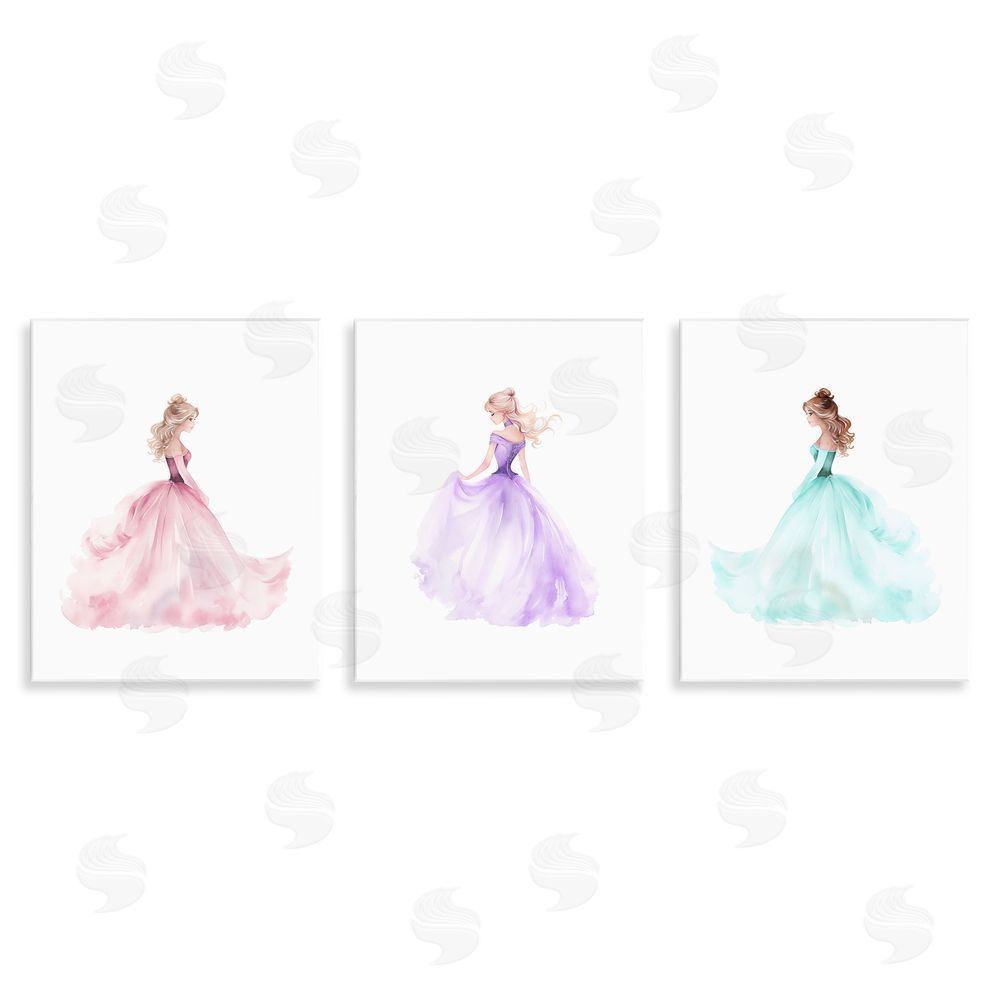 Christine Simpson Art Princess Joy Gowns Wall Plaque Art Print