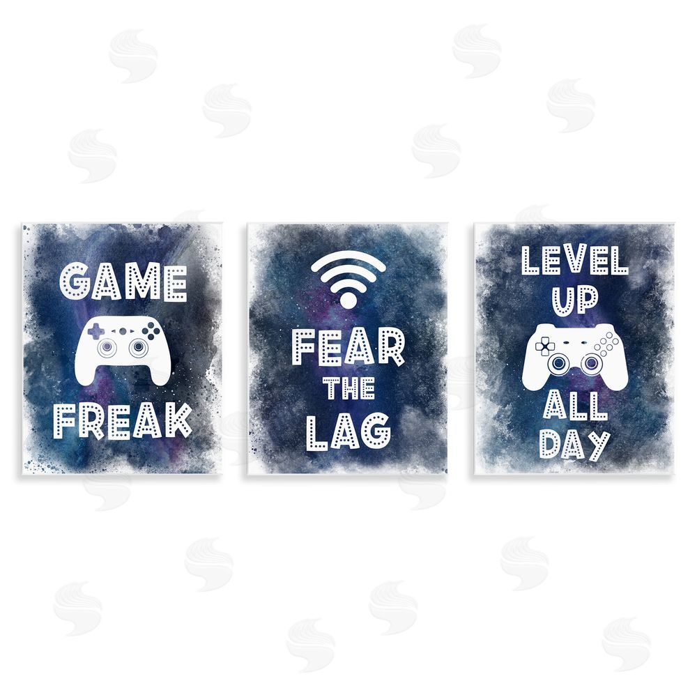 Marcus Prime Gamer Quotes with Splash Wall Plaque Art Print
