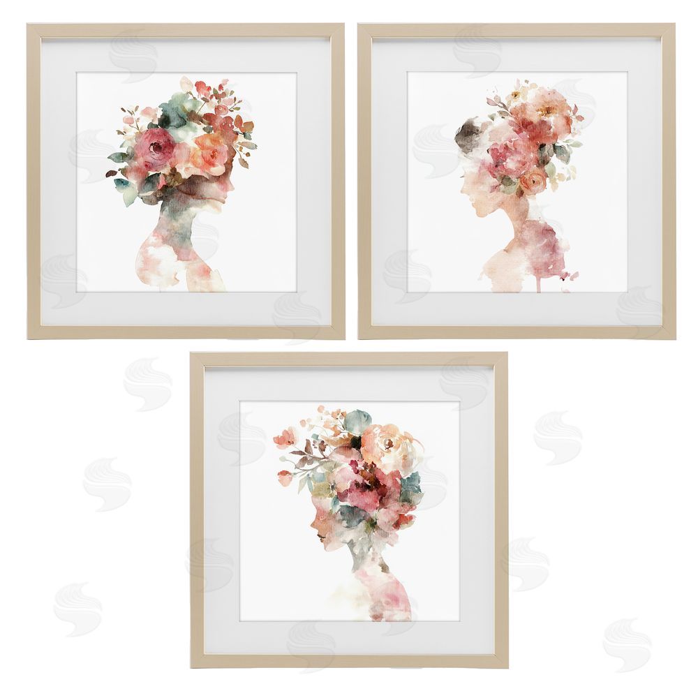Svetlana Aleynikova Floral Dreamscape Portraits Birch Framed Print Under Glass Wall Art