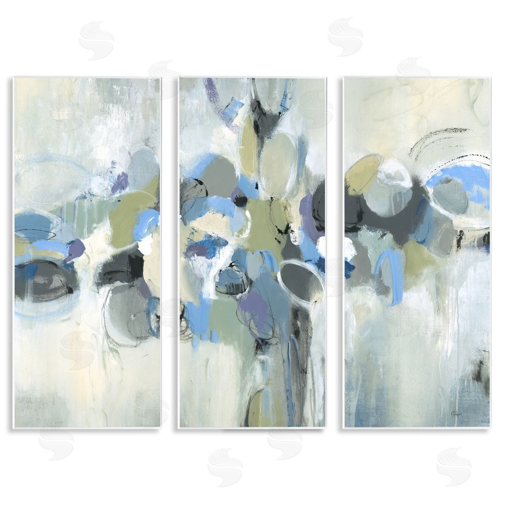 Lisa Ridgers Subdued Dappled Abstract Wall Plaque Art Print