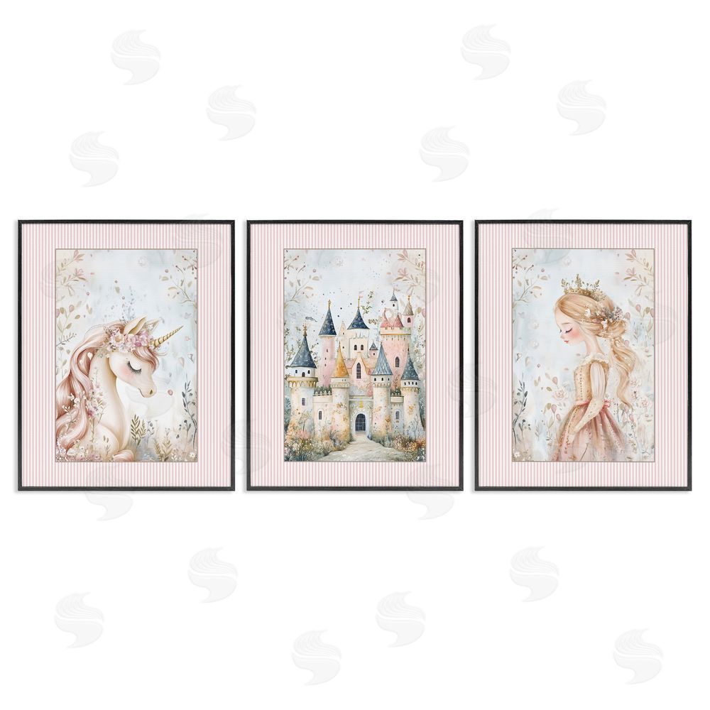 Christine Simpson Art Fantasy Enchanted Dreams Black Framed Giclee Wall Art Print