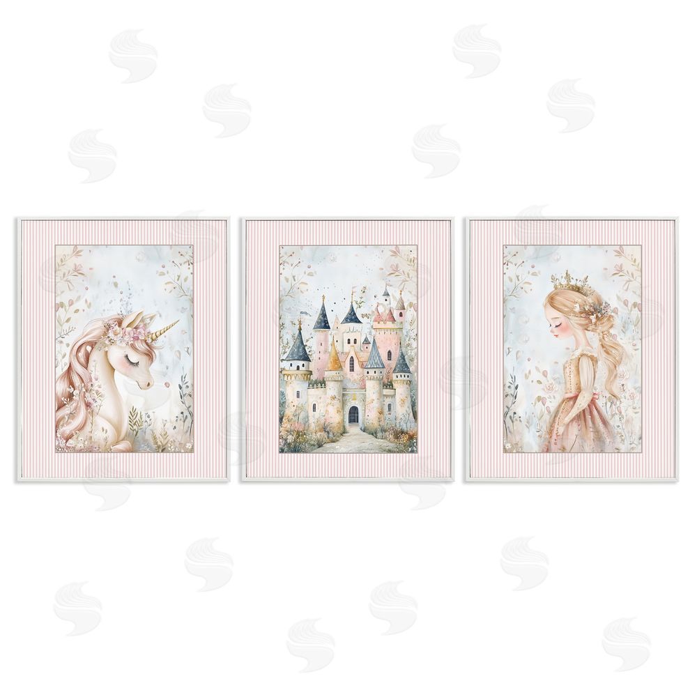 Christine Simpson Art Fantasy Enchanted Dreams White Framed Giclee Wall Art Print