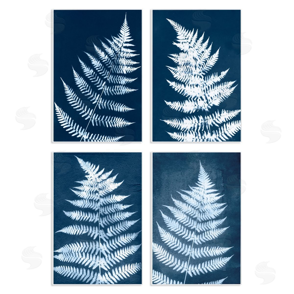 Modern Fern Impressions Wood Plaque Wall Art, Home Decor by Jason Johnson