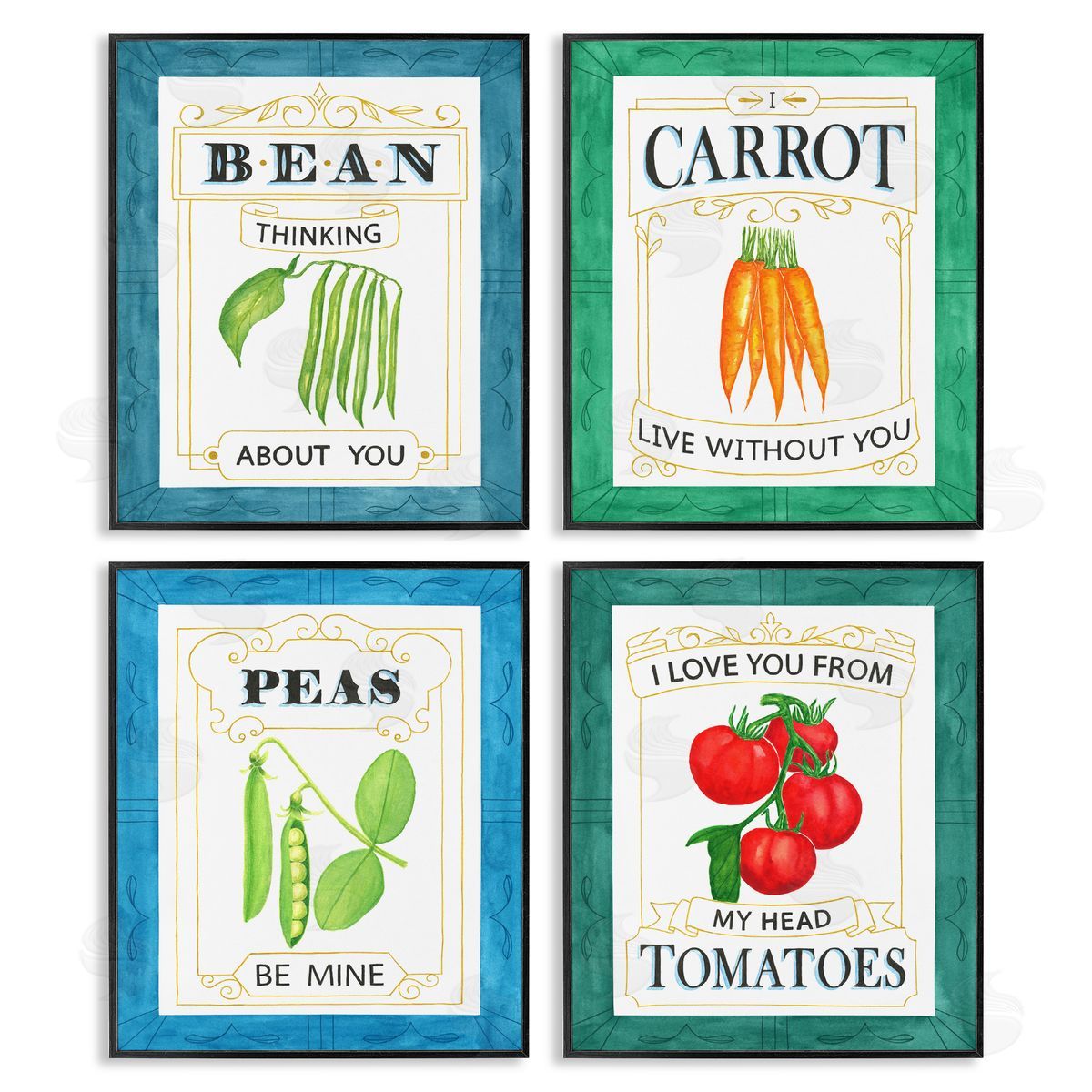 Lara Beeston Bean Thinking About You Canvas Wall Art Print