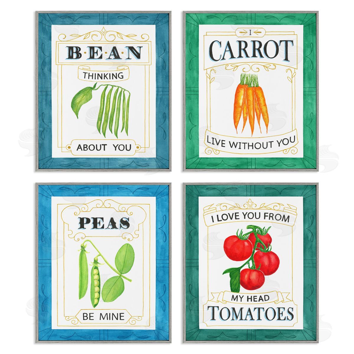 Lara Beeston Bean Thinking About You Canvas Wall Art Print