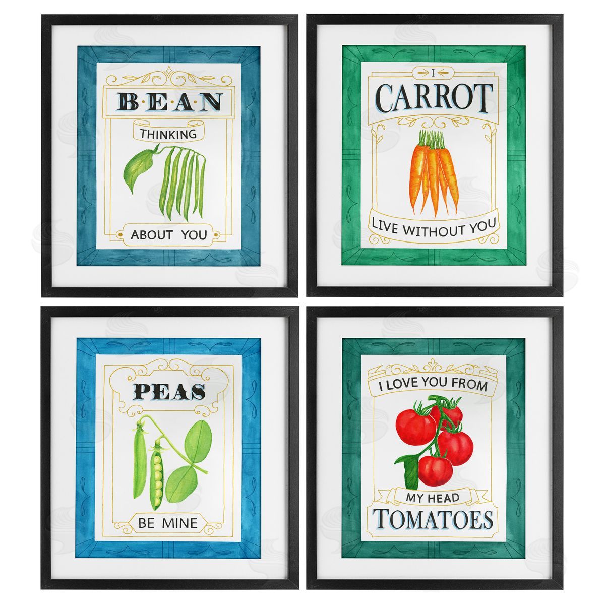 Lara Beeston Bean Thinking About You Canvas Wall Art Print