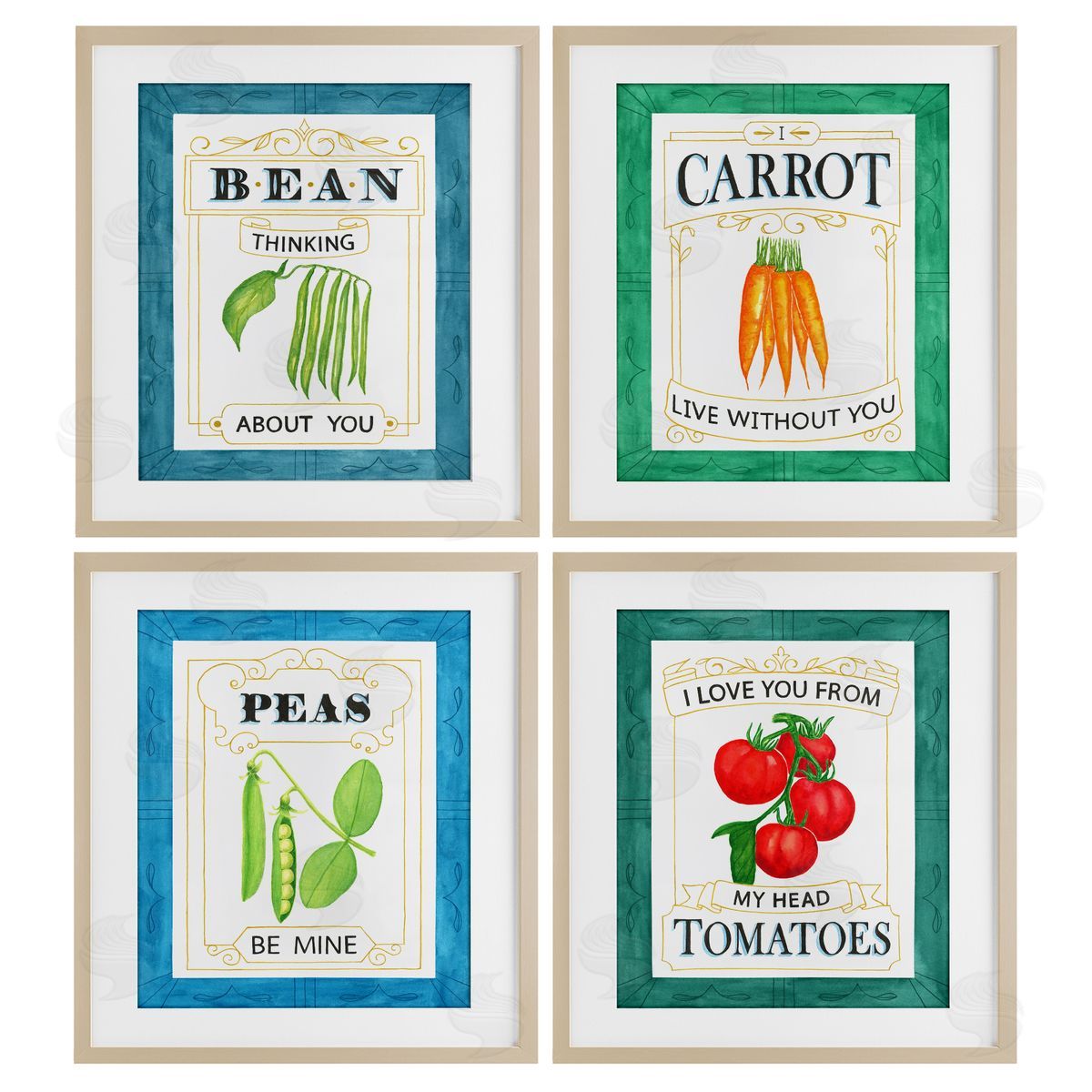Lara Beeston Bean Thinking About You Canvas Wall Art Print