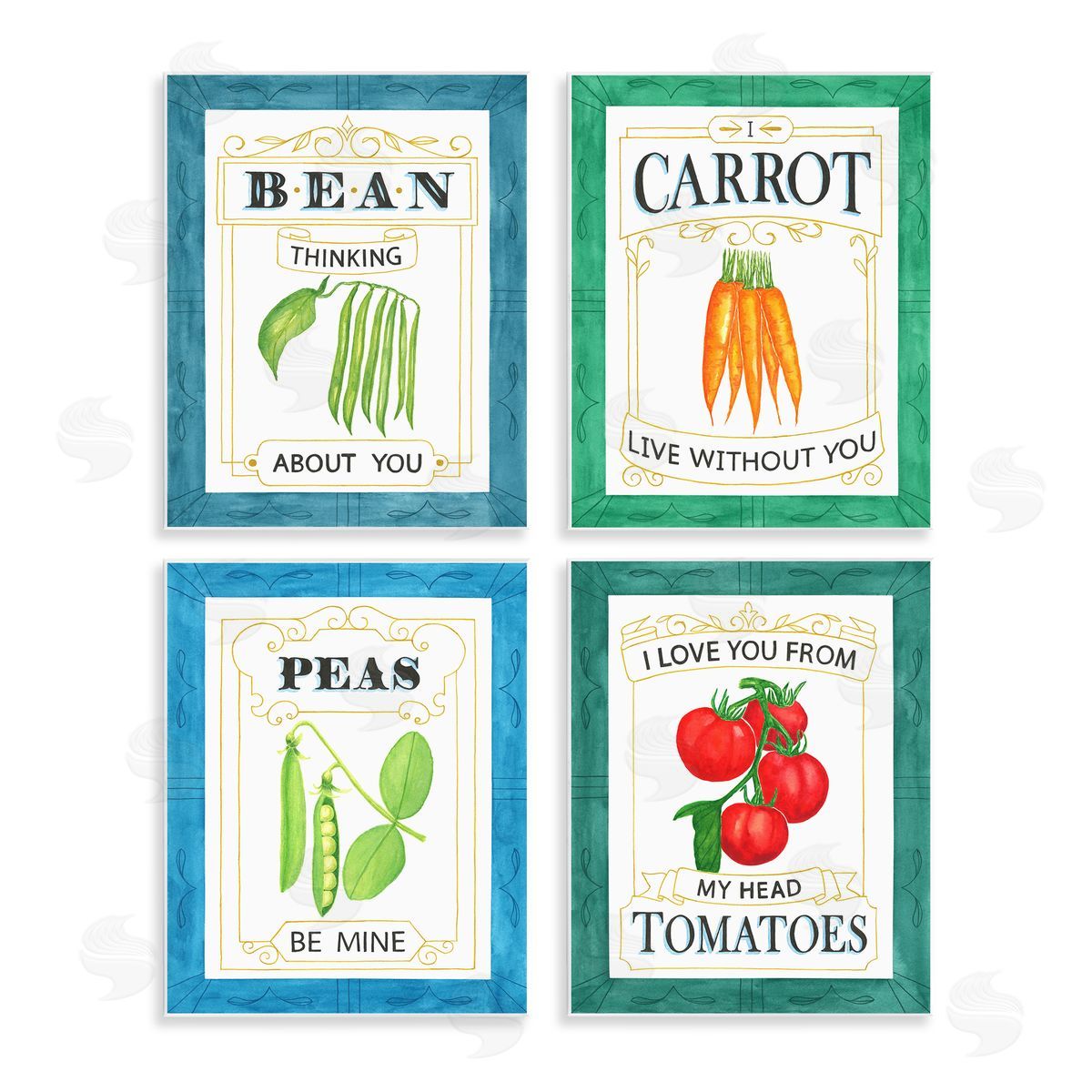 Lara Beeston Bean Thinking About You Canvas Wall Art Print