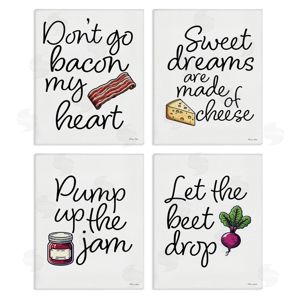 Susan Ball Fun Music Lyric Puns Canvas Wall Art Print