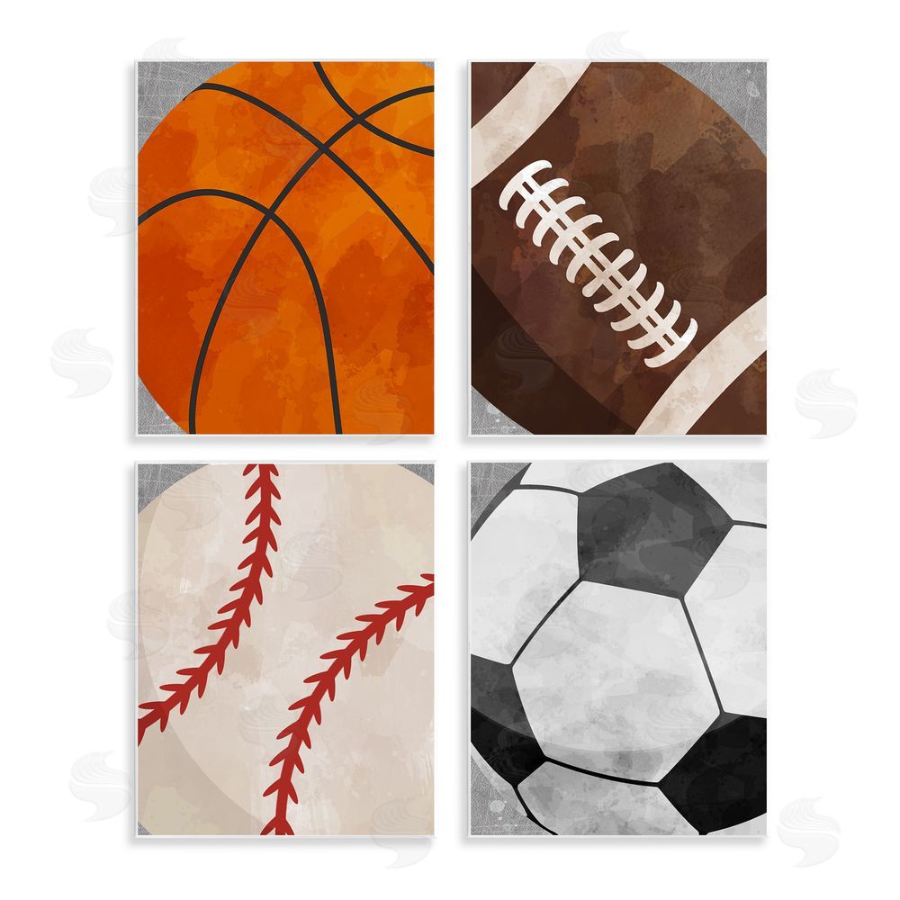 Christine Simpson Art Team Sports Bouncing Fun Wall Plaque Art Print