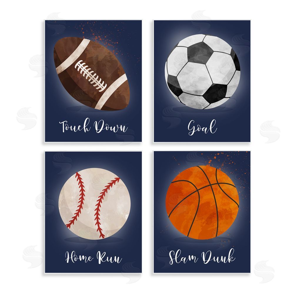 Christine Simpson Art Game On Sports Goals Wall Plaque Art Print
