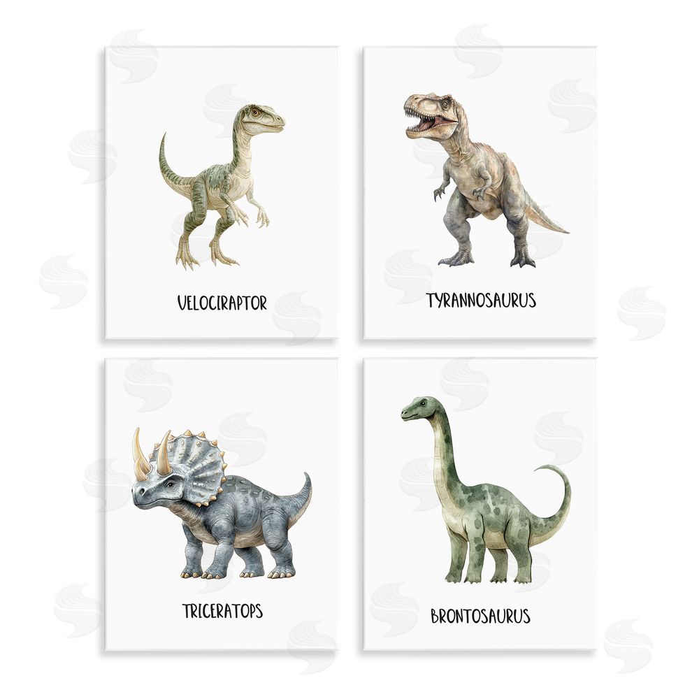 Christine Simpson Art Meet The Dinosaurs Wall Plaque Art Print