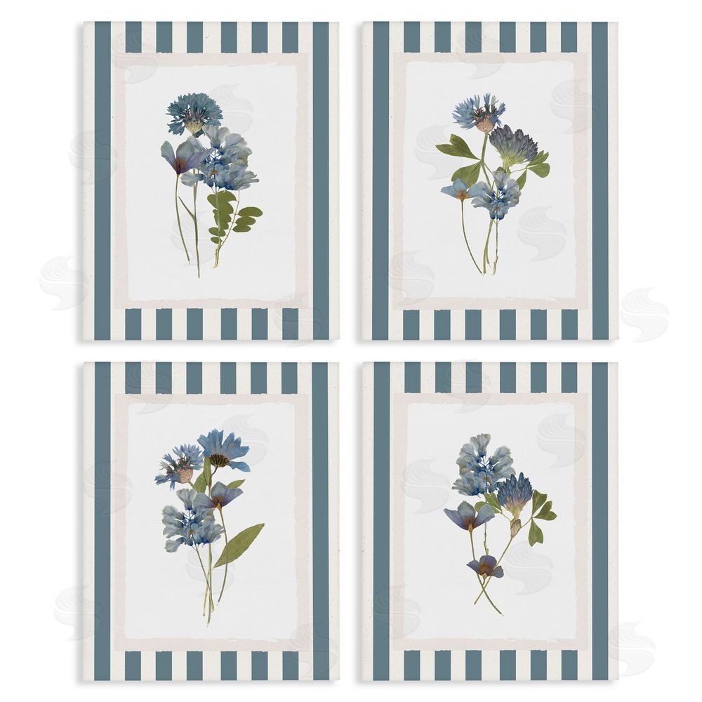 Val Rhodes Summer Memory Florals Stretched Canvas Wall Art Print