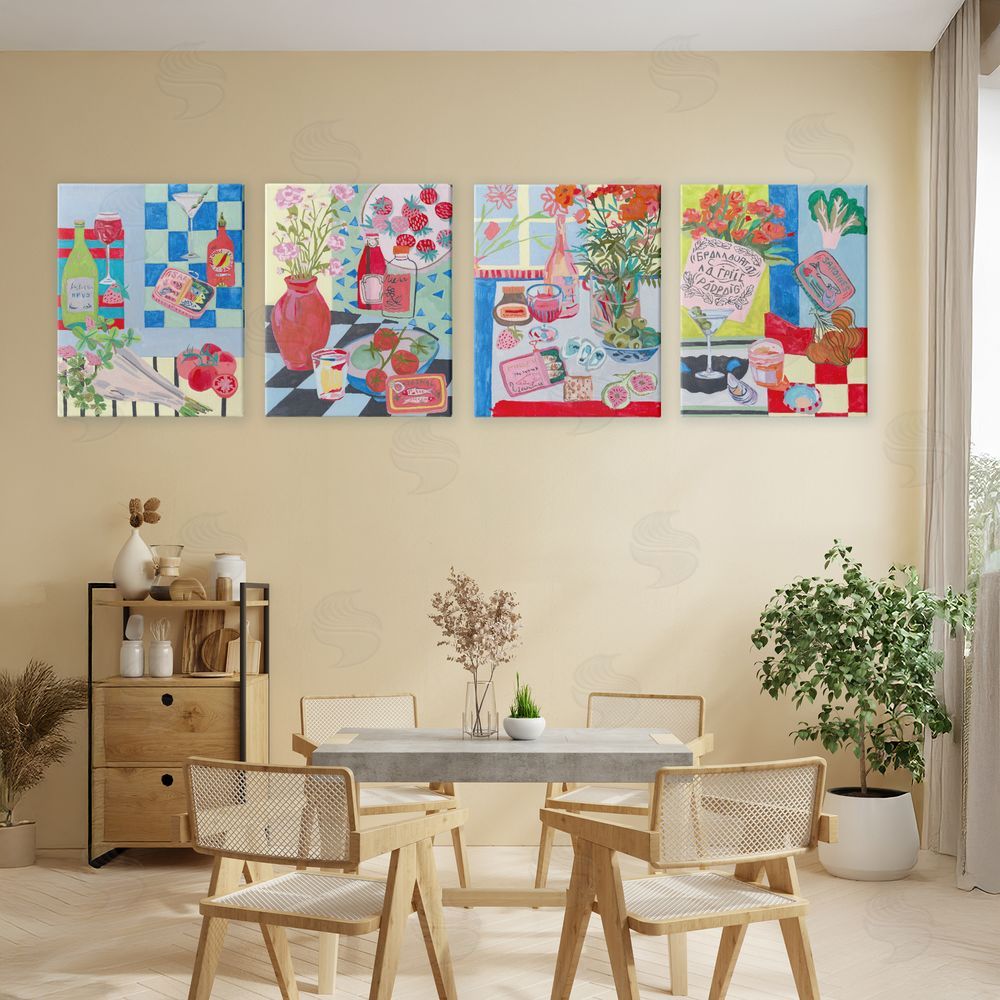 Melissa Wang Kitchen Secrets Still Lifes Stretched Canvas Wall Art in Room