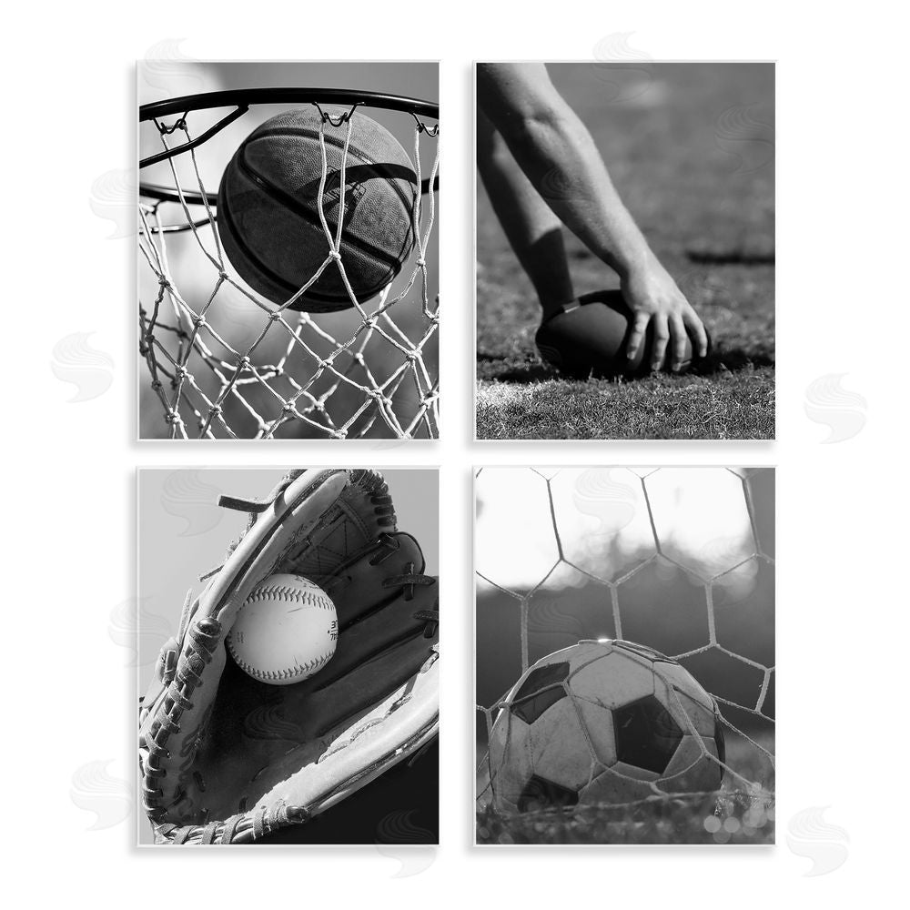 Marcus Prime Athletic Sports In Action Wooden Wall Plaque Art Print